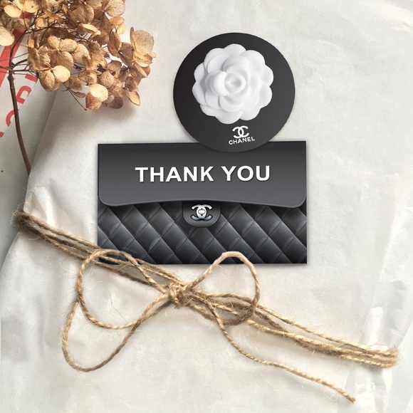 Design by Me Other - Fashion Bag Thank You Card & Sticker Combo (50)